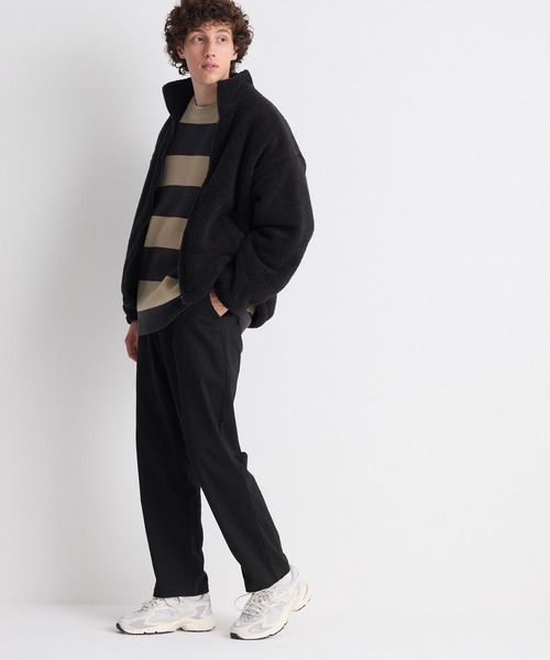 coca（coca）（コカ）の「ソフトタッチイージーチノスラックス（スラックス・メンズ・ブラック/ベージュ・L/M/XL）」の7枚目の写真