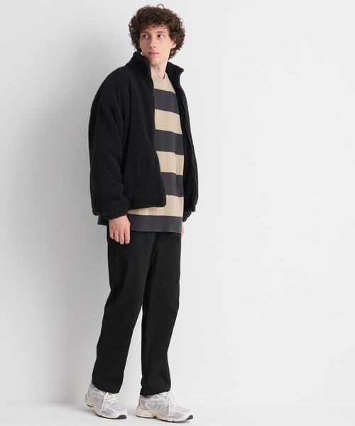 coca（coca）（コカ）の「ソフトタッチイージーチノスラックス（スラックス・メンズ・ブラック/ベージュ・L/M/XL）」の5枚目の写真