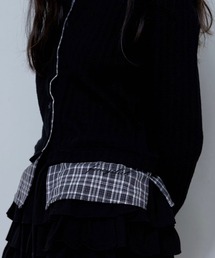 fancy club チェックシャツ レイヤード カーディガン 87182375b_b_06_500.jpg