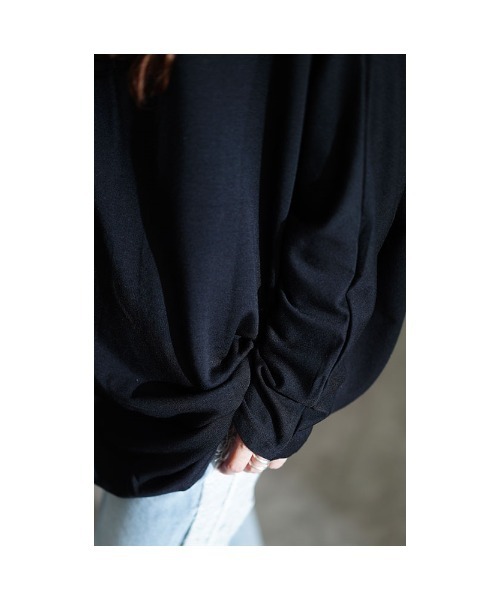 Sawa a la mode(サワアラモード)の「オフタートルカットソー(Tシャツ/カットソー・レディース・ブラック/グレー・FREE)」の16枚目の写真
