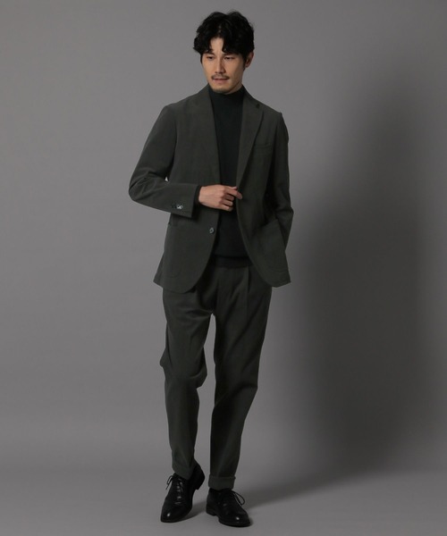 GLOBAL WORK（グローバルワーク）の「コーデュロイパンツ/Salon de GW/137829（スラックス・メンズ・チャコールグレー/ブラック・SMALL/LARGE/X-LARGE/MEDIUM）」の8枚目の写真