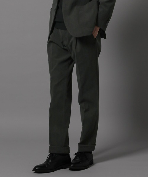 GLOBAL WORK（グローバルワーク）の「コーデュロイパンツ/Salon de GW/137829（スラックス・メンズ・チャコールグレー/ブラック・SMALL/LARGE/X-LARGE/MEDIUM）」の9枚目の写真