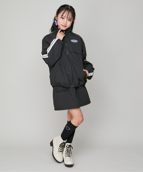 SISTER JENNI(SISTER JENNI)の「【セットアップ対応・ウエスト調整可】あったかカーゴスカート(スカート・キッズ・ブラック/ベージュ・160cm/130cm/140cm/150cm)」の17枚目の写真
