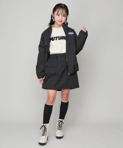SISTER JENNI(SISTER JENNI)の「【セットアップ対応・ウエスト調整可】あったかカーゴスカート(スカート・キッズ・ブラック/ベージュ・160cm/130cm/140cm/150cm)」の20枚目の写真