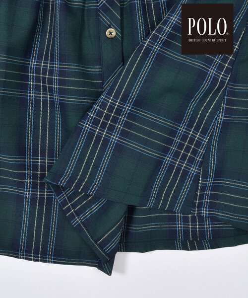 SLAP SLIP（スラップスリップ）の「【POLO BCS(ポロ・ビーシーエス)×SLAP SLIPコラボ】【お揃い】チェック襟付きフレアワンピース(80~140cm)（ワンピース・キッズ・グリーン系その他/レッド系その他・100cm/90cm/80ｃｍ/110cm/130cm/120cm/140cm）」の7枚目の写真