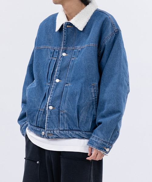 セール】【13】裏ボア デニムジャケット（デニムジャケット）｜JOHN'S