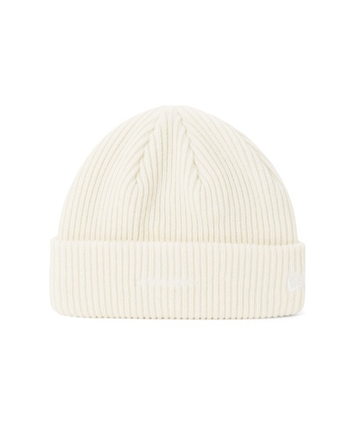 完売品！残り1点！New Eraニューエラ  NY  ビーニー リブ ニット帽 NEW ERA - ニューエラ ニット帽 ビーニー NY ブラック ピンク