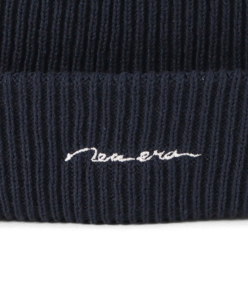 NEW ERA(ニューエラ)の「ニューエラ リブカフニット帽 HANDWRITTEN ONSPOTZ別注(ニットキャップ/ビーニー・メンズ・ブラック/グレー/ホワイト/ベージュ/ネイビー/グレー系その他/ホワイト系その他/グリーン・FREE)」の11枚目の写真
