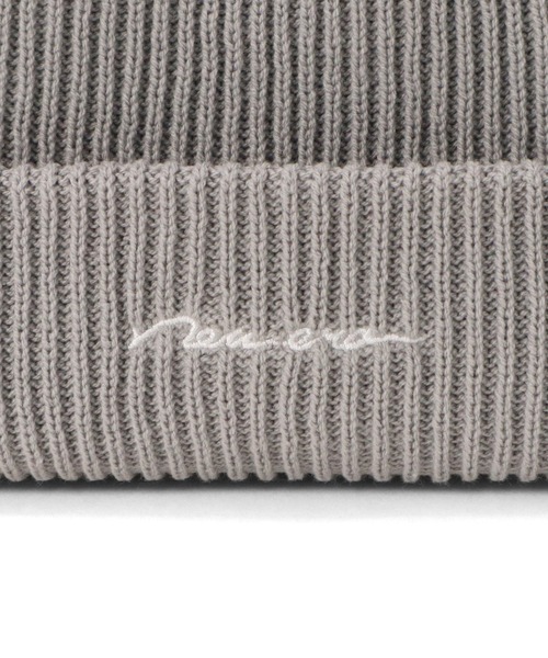 NEW ERA(ニューエラ)の「ニューエラ リブカフニット帽 HANDWRITTEN ONSPOTZ別注(ニットキャップ/ビーニー・メンズ・ブラック/グレー/ホワイト/ベージュ/ネイビー/グレー系その他/ホワイト系その他/グリーン・FREE)」の14枚目の写真