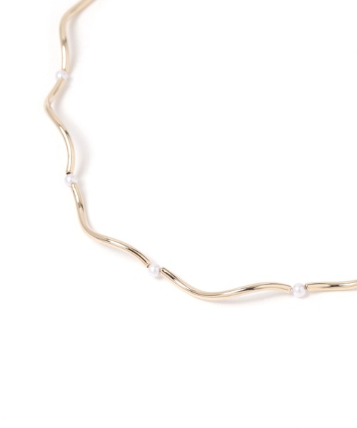 Heather（ヘザー）の「ウネウネパールネックレス　234095（ネックレス・レディース・ゴールド/シルバー・ONE SIZE）」の7枚目の写真