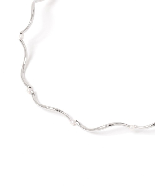 Heather（ヘザー）の「ウネウネパールネックレス　234095（ネックレス・レディース・ゴールド/シルバー・ONE SIZE）」の3枚目の写真