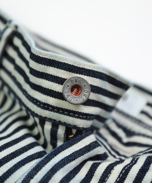 D.M.G.（ドミンゴ）の「[D.M.G / ディーエムジー] ヒッコリー ワークトラウザー（デニムパンツ・レディース・ブルー系その他・L/SS/M/S）」の18枚目の写真