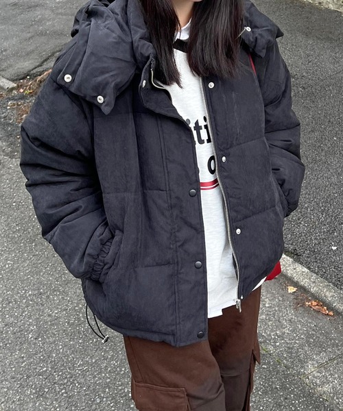 HALEY PESCA/【フード取り外し可】 2Way ピーチファイバーダウンジャケット（ダウンジャケット/コート）｜HALEY PESCA（ヘーリーペスカ）