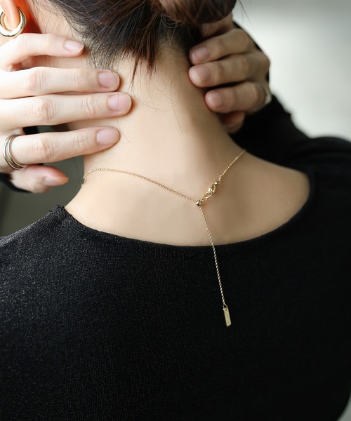 select MOCA（セレクトモカ）の「ドロップフック2セットネックレス（ネックレス・レディース・シルバー/ゴールド・FREE）」の13枚目の写真