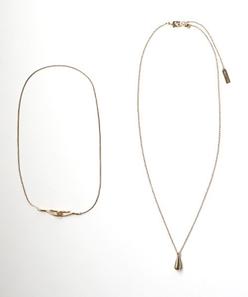 select MOCA（セレクトモカ）の「ドロップフック2セットネックレス（ネックレス・レディース・シルバー/ゴールド・FREE）」の15枚目の写真