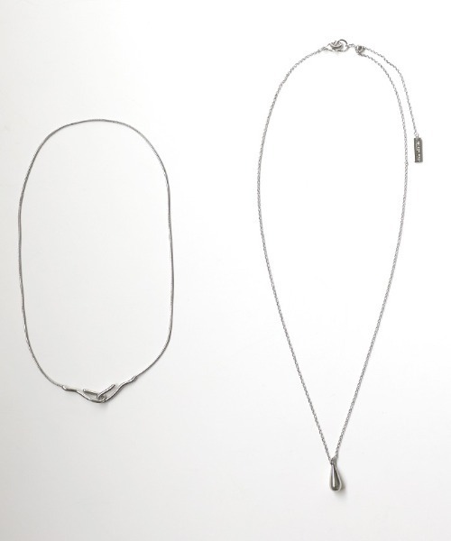 select MOCA（セレクトモカ）の「ドロップフック2セットネックレス（ネックレス・レディース・シルバー/ゴールド・FREE）」の16枚目の写真