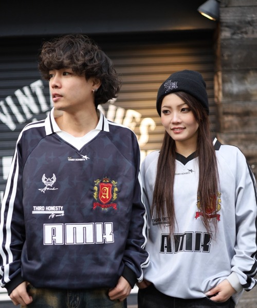 《フリーサイズ / UNISEX 》サッカーシャツ ユニフォームTシャツ パターンドゲームシャツ（Tシャツ/カットソー）｜ATMARK（アットマーク）