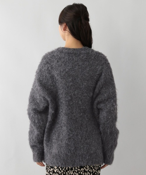 GLOBAL WORK Smile Seed Store（グローバルワーク スマイルシードストア）の「ふわもちシャギーカーディガン/116045（カーディガン/ボレロ・レディース・ブルー/ベージュ/チャコール・MEDIUM/LARGE/X-LARGE/SMALL）」の19枚目の写真
