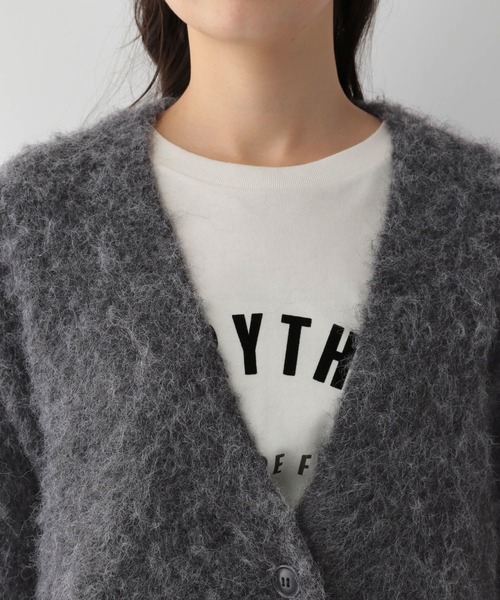 GLOBAL WORK Smile Seed Store（グローバルワーク スマイルシードストア）の「ふわもちシャギーカーディガン/116045（カーディガン/ボレロ・レディース・ブルー/ベージュ/チャコール・MEDIUM/LARGE/X-LARGE/SMALL）」の20枚目の写真