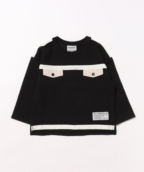 【セール】ワッフルラインフラップTシャツ（Tシャツ/カットソー）｜maarook（マルーク）