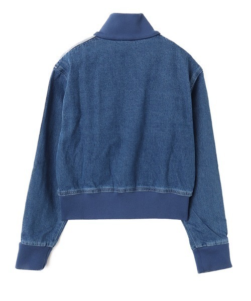 adidas(アディダス)の「adidas DENIM FB TT / アディダス デニム ファイヤー バード トラック トップ(ジャージ・レディース・インディゴブルー・L/M/S)」の5枚目の写真