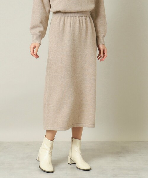 ITS'DEMO（イッツデモ）の「◆【ウエストゴム／手洗い可】ハイネックニットセットアップ（セットアップ・レディース・グレー/ベージュ/ネイビー/ライトブルー・00）」の10枚目の写真