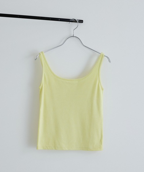 VIS（ビス）の「【洗える】タイニーストラップラメタンクトップ（タンクトップ・レディース・ブラック/クリーム/グレー/オフホワイト・FREE）」の15枚目の写真