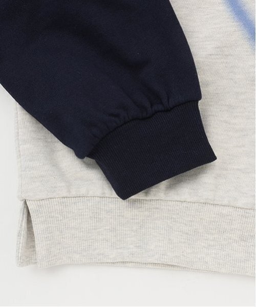 LOVETOXIC(ラブトキシック)の「【LTXC】ラグランプルパーカ(パーカー・キッズ・ラベンダー/ネイビー/ブラック・M:150cm/L:160cm/S:140cm)」の7枚目の写真