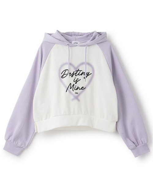 LOVETOXIC(ラブトキシック)の「【LTXC】ラグランプルパーカ(パーカー・キッズ・ラベンダー/ネイビー/ブラック・M:150cm/L:160cm/S:140cm)」の12枚目の写真