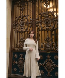 Her lip to（ハーリップトゥー）の「La Lueur Knit Dress（ワンピース