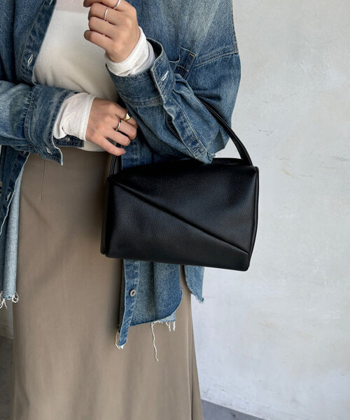 【WEB限定】アシンメトリーワンハンドルバッグ（ショルダーバッグ）｜DouDou（ドゥドゥ） 5,121円