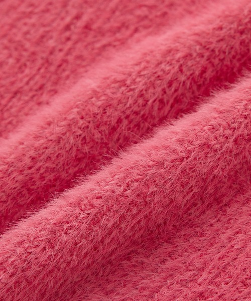 ROPE' PICNIC（ロペピクニック）の「fluffy knitフラッフィーニット/ふわふわMIXフェザーニットカーディガン/洗濯機OK（カーディガン/ボレロ・レディース・キナリ/ピンク/ライトグレー/ブルー/ピンク系その他/ピンク系その他2・38）」の11枚目の写真