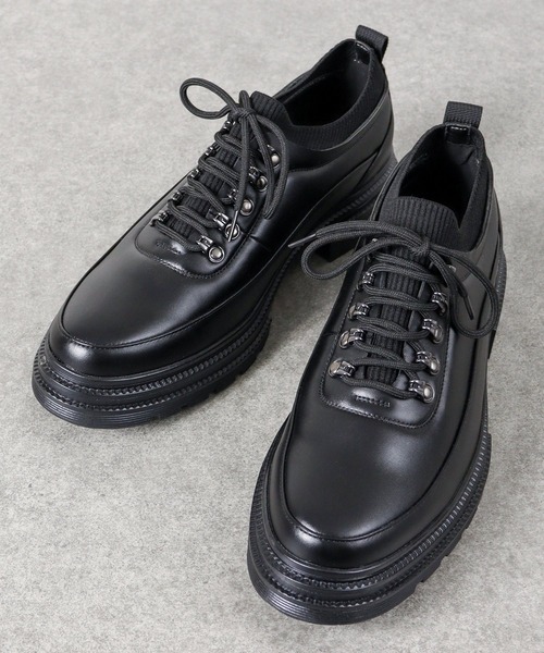 Dedes（デデス）の「ハイソール ローカットマウンテンシューズ（ドレスシューズ・メンズ・ブラック・40/41/42/43/44）」の2枚目の写真