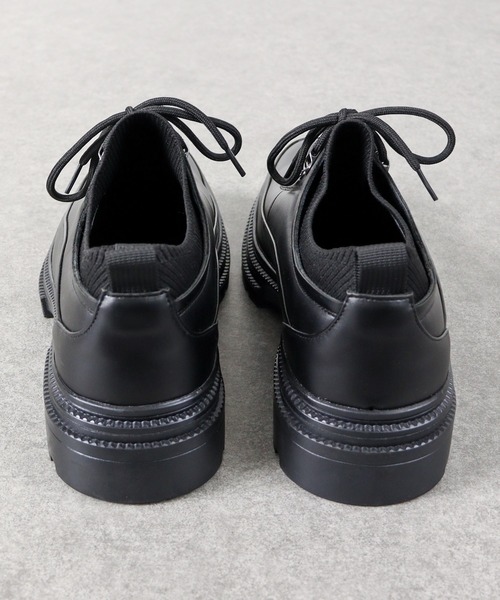 Dedes（デデス）の「ハイソール ローカットマウンテンシューズ（ドレスシューズ・メンズ・ブラック・40/41/42/43/44）」の4枚目の写真