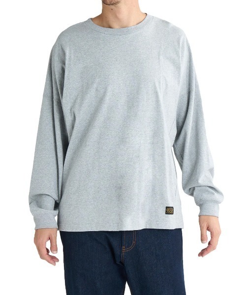 RVCA(ルーカ)の「RVCA メンズ RESSESION LT ロンT/ルーカワイドシルエットネームタグ長袖ロンT(Tシャツ/カットソー・メンズ・ピンク系その他/ヘザーグレー/ブラック系その他/ホワイト・SMALL/MEDIUM/LARGE/X-LARGE)」の1枚目の写真