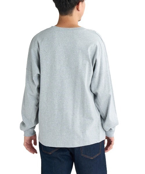 RVCA(ルーカ)の「RVCA メンズ RESSESION LT ロンT/ルーカワイドシルエットネームタグ長袖ロンT(Tシャツ/カットソー・メンズ・ピンク系その他/ヘザーグレー/ブラック系その他/ホワイト・SMALL/MEDIUM/LARGE/X-LARGE)」の9枚目の写真