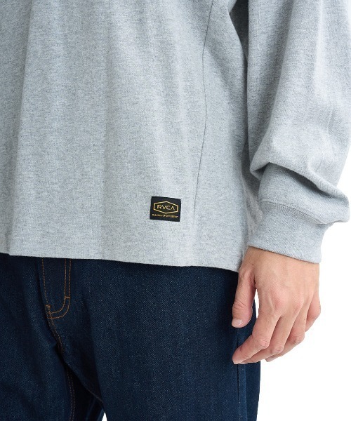 RVCA(ルーカ)の「RVCA メンズ RESSESION LT ロンT/ルーカワイドシルエットネームタグ長袖ロンT(Tシャツ/カットソー・メンズ・ピンク系その他/ヘザーグレー/ブラック系その他/ホワイト・SMALL/MEDIUM/LARGE/X-LARGE)」の10枚目の写真