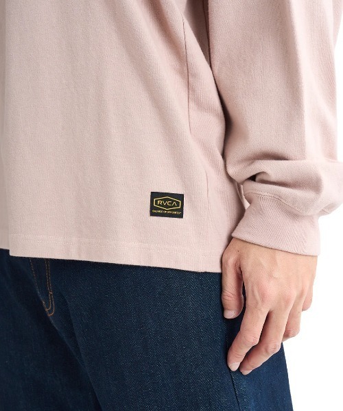 RVCA(ルーカ)の「RVCA メンズ RESSESION LT ロンT/ルーカワイドシルエットネームタグ長袖ロンT(Tシャツ/カットソー・メンズ・ピンク系その他/ヘザーグレー/ブラック系その他/ホワイト・SMALL/MEDIUM/LARGE/X-LARGE)」の12枚目の写真
