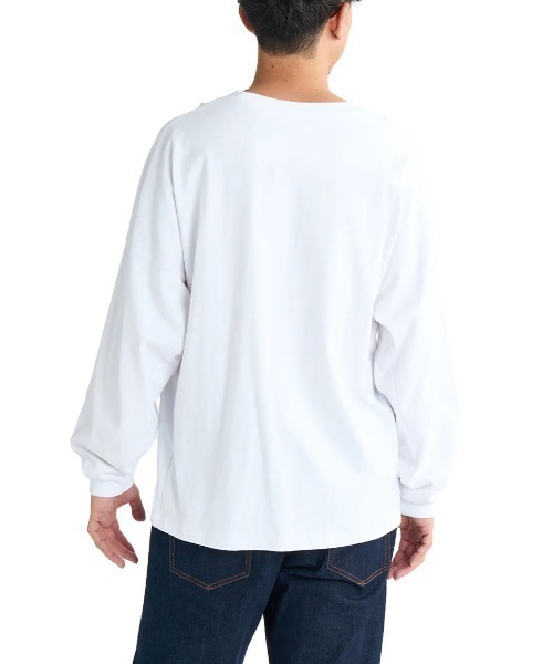 RVCA(ルーカ)の「RVCA メンズ RESSESION LT ロンT/ルーカワイドシルエットネームタグ長袖ロンT(Tシャツ/カットソー・メンズ・ピンク系その他/ヘザーグレー/ブラック系その他/ホワイト・SMALL/MEDIUM/LARGE/X-LARGE)」の5枚目の写真