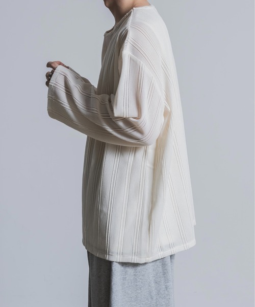 jacquard long sleeve 綯（Tシャツ/カットソー）｜Utusiyo