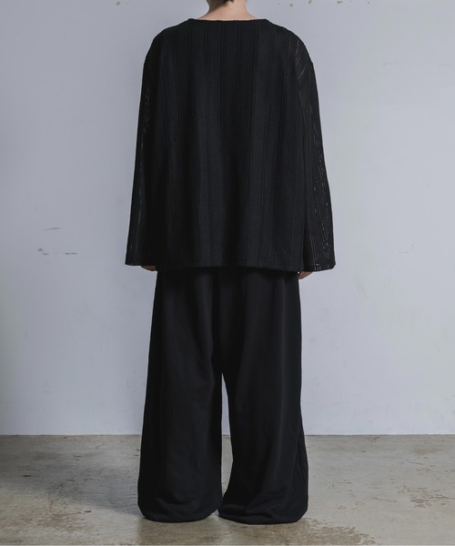 jacquard long sleeve 綯（Tシャツ/カットソー）｜Utusiyo