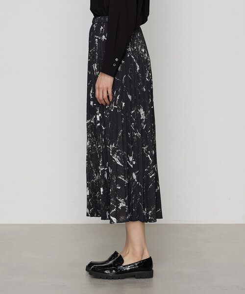 COMME CA（コムサ）の「アムンゼン大理石プリント スカート（スカート・レディース・ブラック系その他・9号/11号）」の5枚目の写真