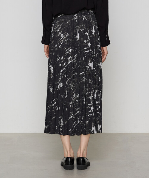 COMME CA（コムサ）の「アムンゼン大理石プリント スカート（スカート・レディース・ブラック系その他・9号/11号）」の6枚目の写真