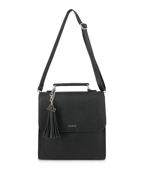 MURUA(ムルーア)の「MURUA(ムルーア) 3WAYミニリュック MR-B1327 タッセル(バックパック/リュック・レディース・ブラック/ネイビー/ライトグレー・FREE)」の8枚目の写真