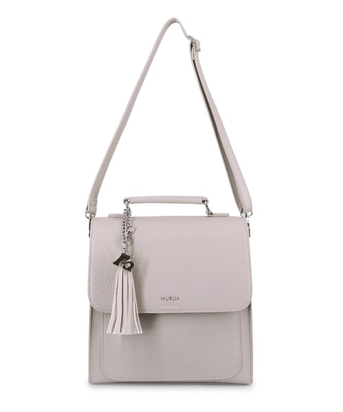 MURUA(ムルーア)の「MURUA(ムルーア) 3WAYミニリュック MR-B1327 タッセル(バックパック/リュック・レディース・ブラック/ネイビー/ライトグレー・FREE)」の14枚目の写真