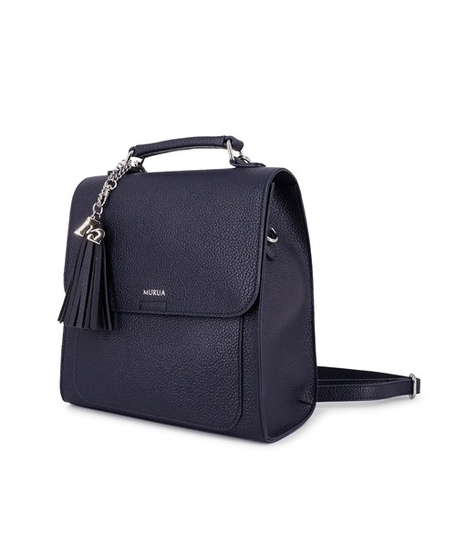 MURUA(ムルーア)の「MURUA(ムルーア) 3WAYミニリュック MR-B1327 タッセル(バックパック/リュック・レディース・ブラック/ネイビー/ライトグレー・FREE)」の17枚目の写真