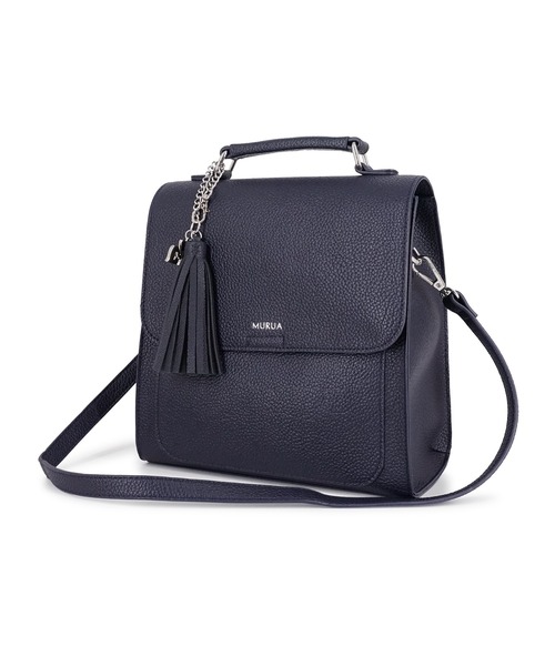 MURUA(ムルーア)の「MURUA(ムルーア) 3WAYミニリュック MR-B1327 タッセル(バックパック/リュック・レディース・ブラック/ネイビー/ライトグレー・FREE)」の19枚目の写真