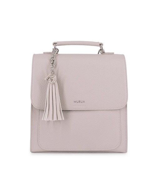 MURUA(ムルーア)の「MURUA(ムルーア) 3WAYミニリュック MR-B1327 タッセル(バックパック/リュック・レディース・ブラック/ネイビー/ライトグレー・FREE)」の10枚目の写真