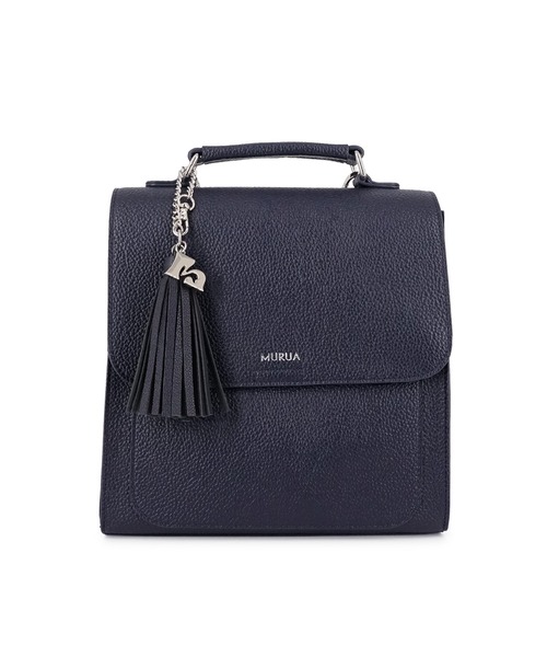 MURUA(ムルーア)の「MURUA(ムルーア) 3WAYミニリュック MR-B1327 タッセル(バックパック/リュック・レディース・ブラック/ネイビー/ライトグレー・FREE)」の16枚目の写真