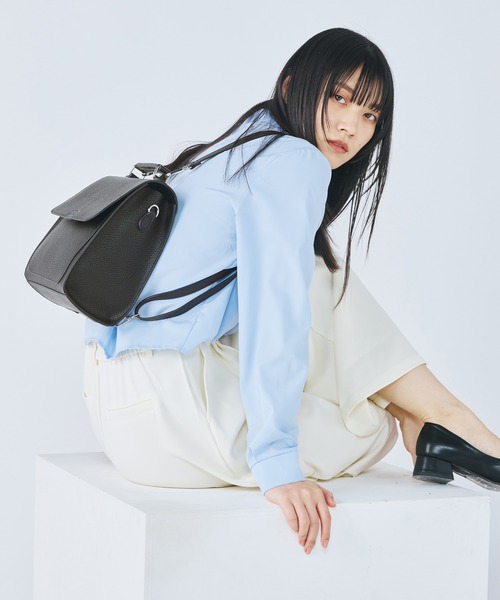 MURUA(ムルーア)の「MURUA(ムルーア) 3WAYミニリュック MR-B1327 タッセル(バックパック/リュック・レディース・ブラック/ネイビー/ライトグレー・FREE)」の22枚目の写真